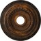 Ekena Millwork Oldham Ceiling Medallion (Fits Canopies up to 8 5/8"), Hand-Painted Rust, 18"OD x 3 3/8"ID x 7/8"P CM18OL1RUS - alternate 1